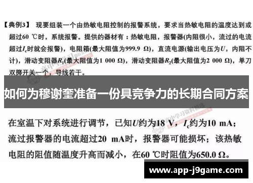 如何为穆谢奎准备一份具竞争力的长期合同方案