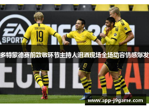多特蒙德赛前致敬环节主持人泪洒现场全场动容情感爆发